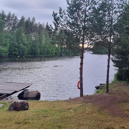 Viihtyisae Hirsimoekki Jaerven Rannalla Siikainen Buitenkant foto