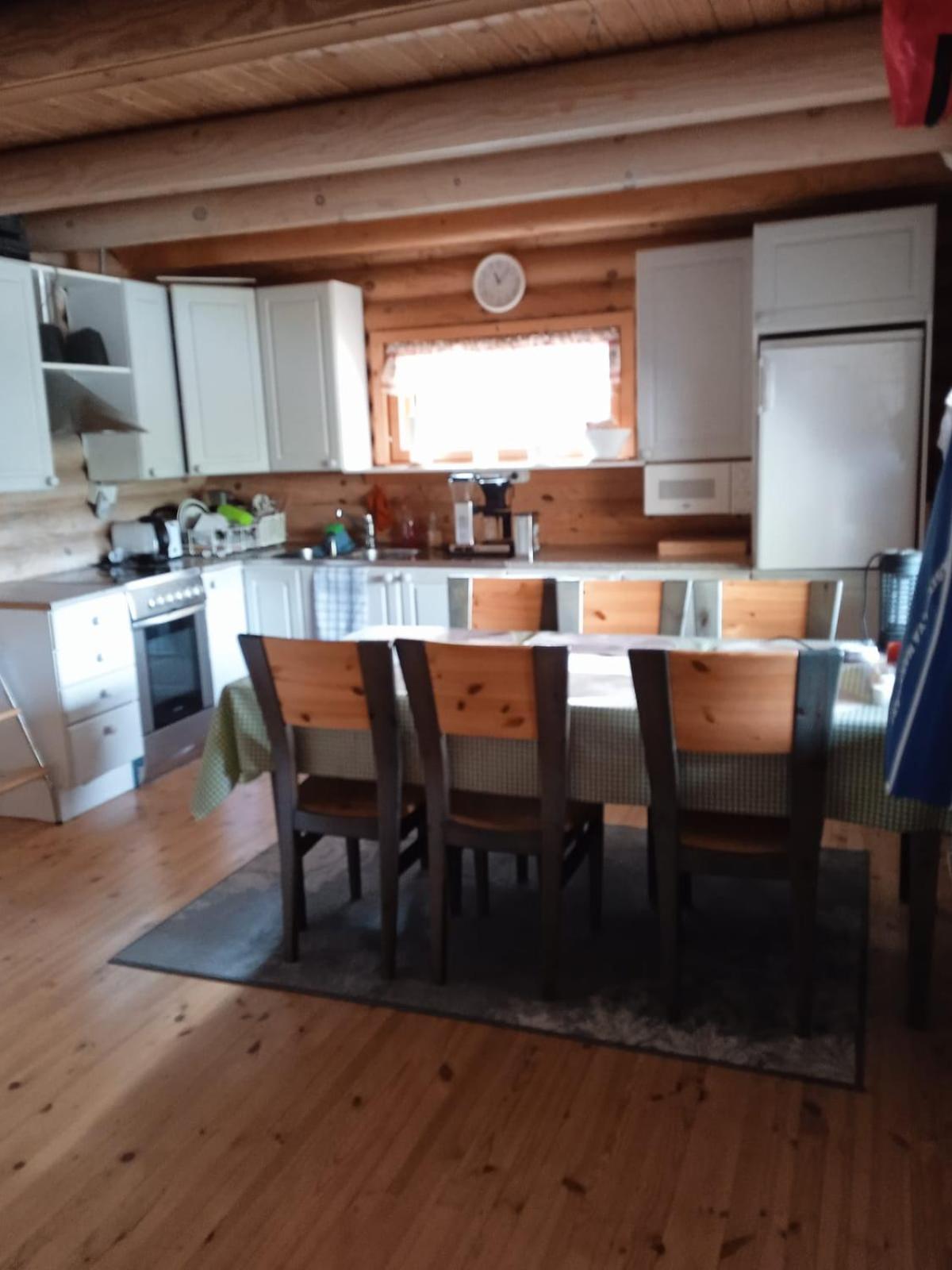 Viihtyisae Hirsimoekki Jaerven Rannalla Siikainen Buitenkant foto